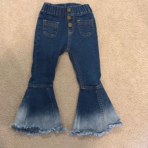 Bell bottom fit and flair pants